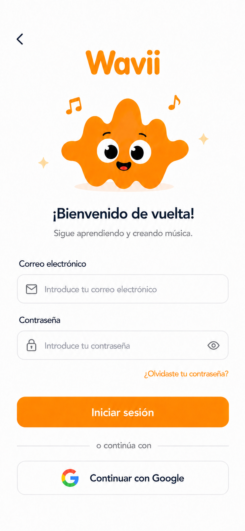 Pantalla de Login